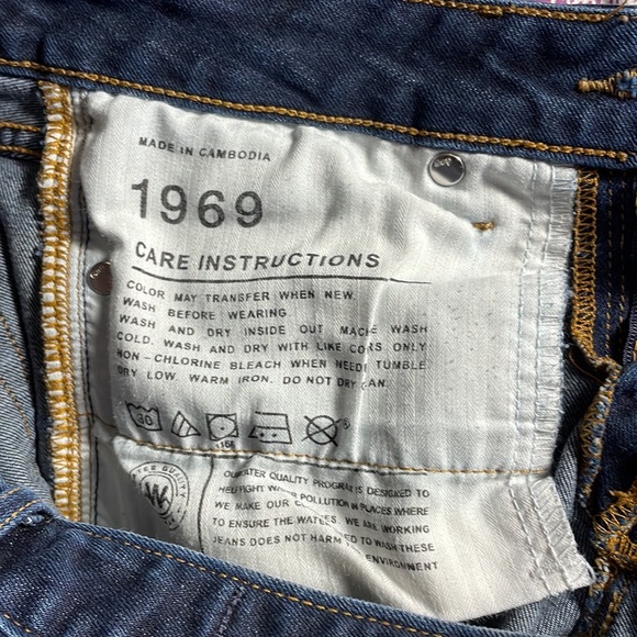 Gap 1969 curvy bootcut dark wash jeans sz 24r - Picture 3 of 10